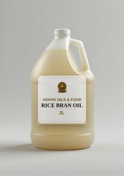 Rice Bran Oil branded bottle