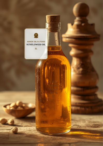Sunflower Oil branded bottle