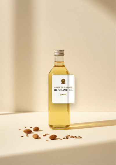 Til (Sesame) Oil branded bottle